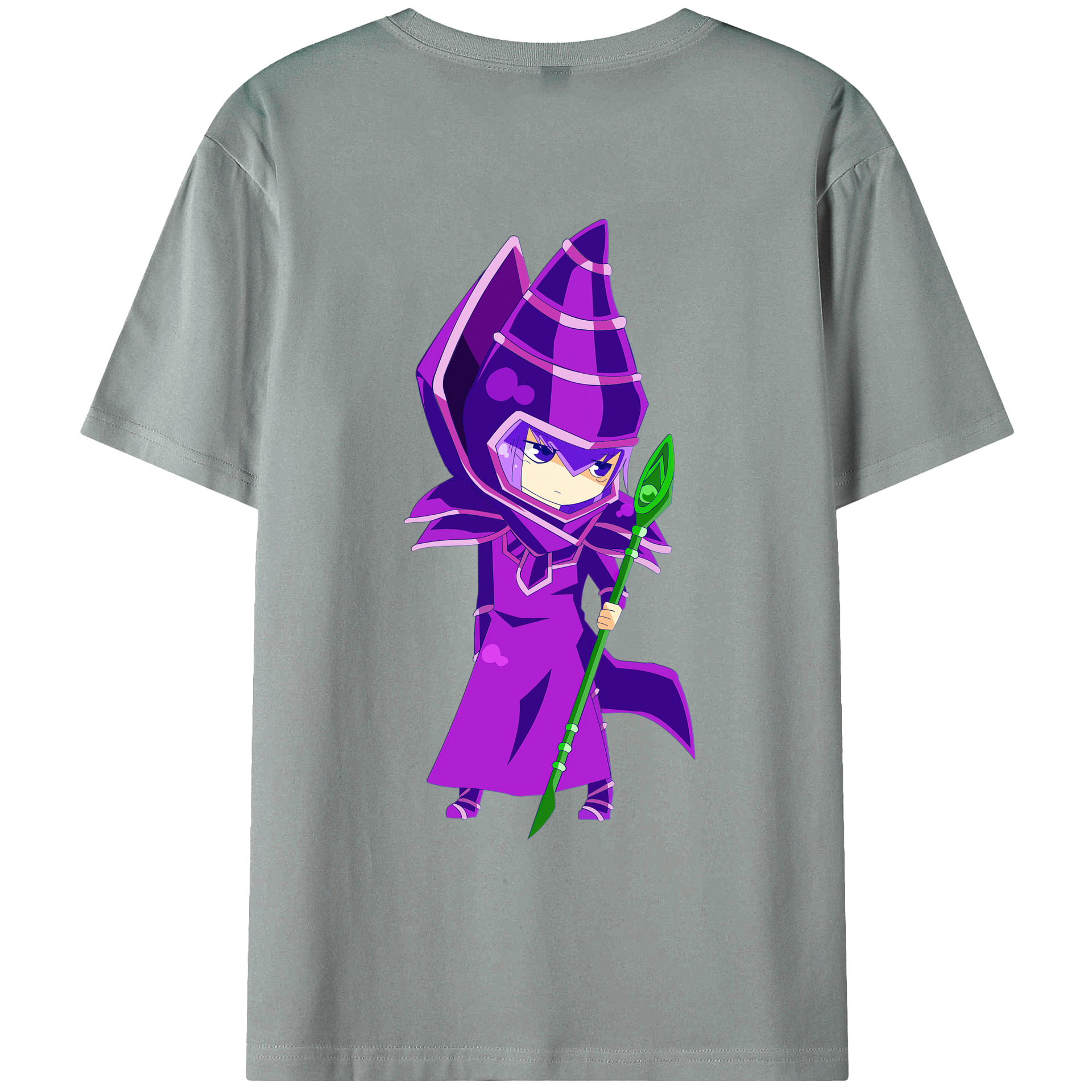 （画像用） 遊☆戯☆王 Yu-Gi-Oh! 綿100％ メンズ半袖Tシャツ（バックプリント） 通気性